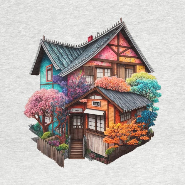 The houses of Ōsaka by Imagier